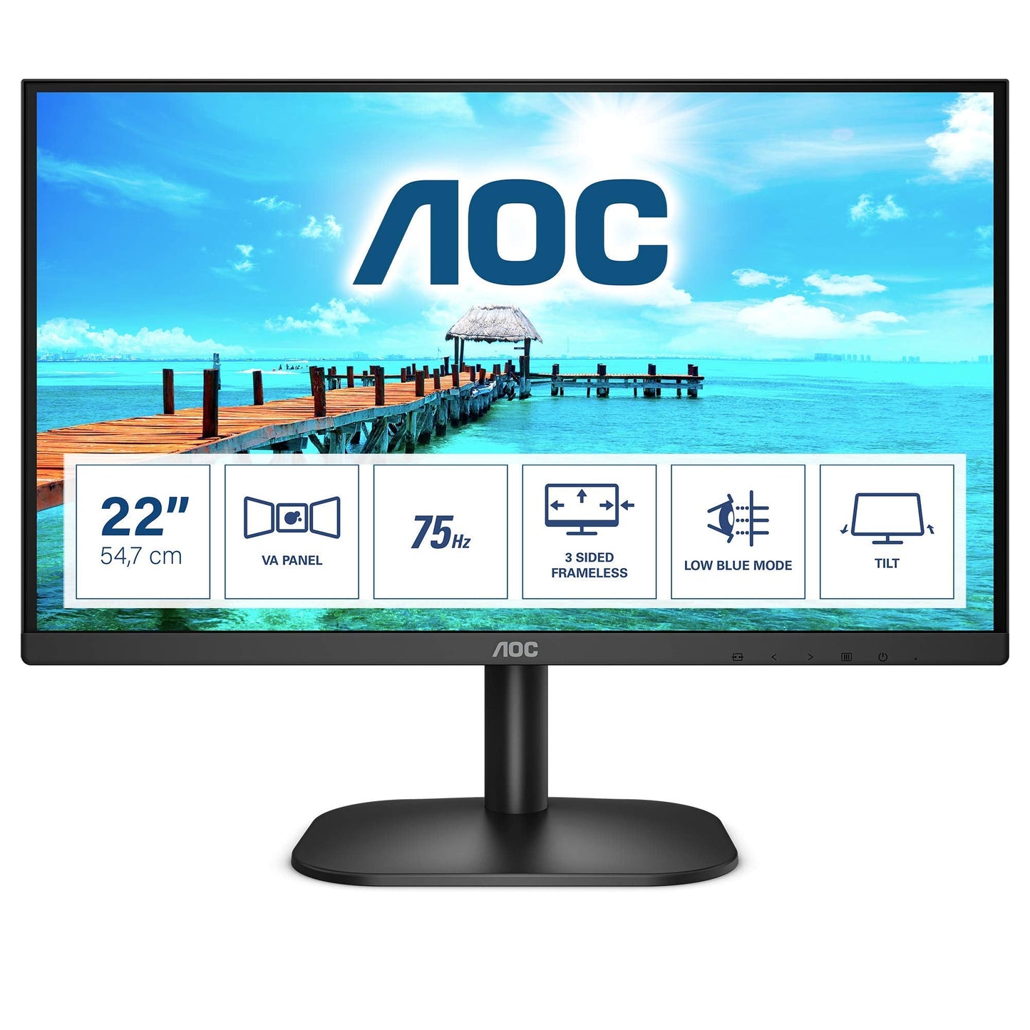 22B2H, LED-Monitor