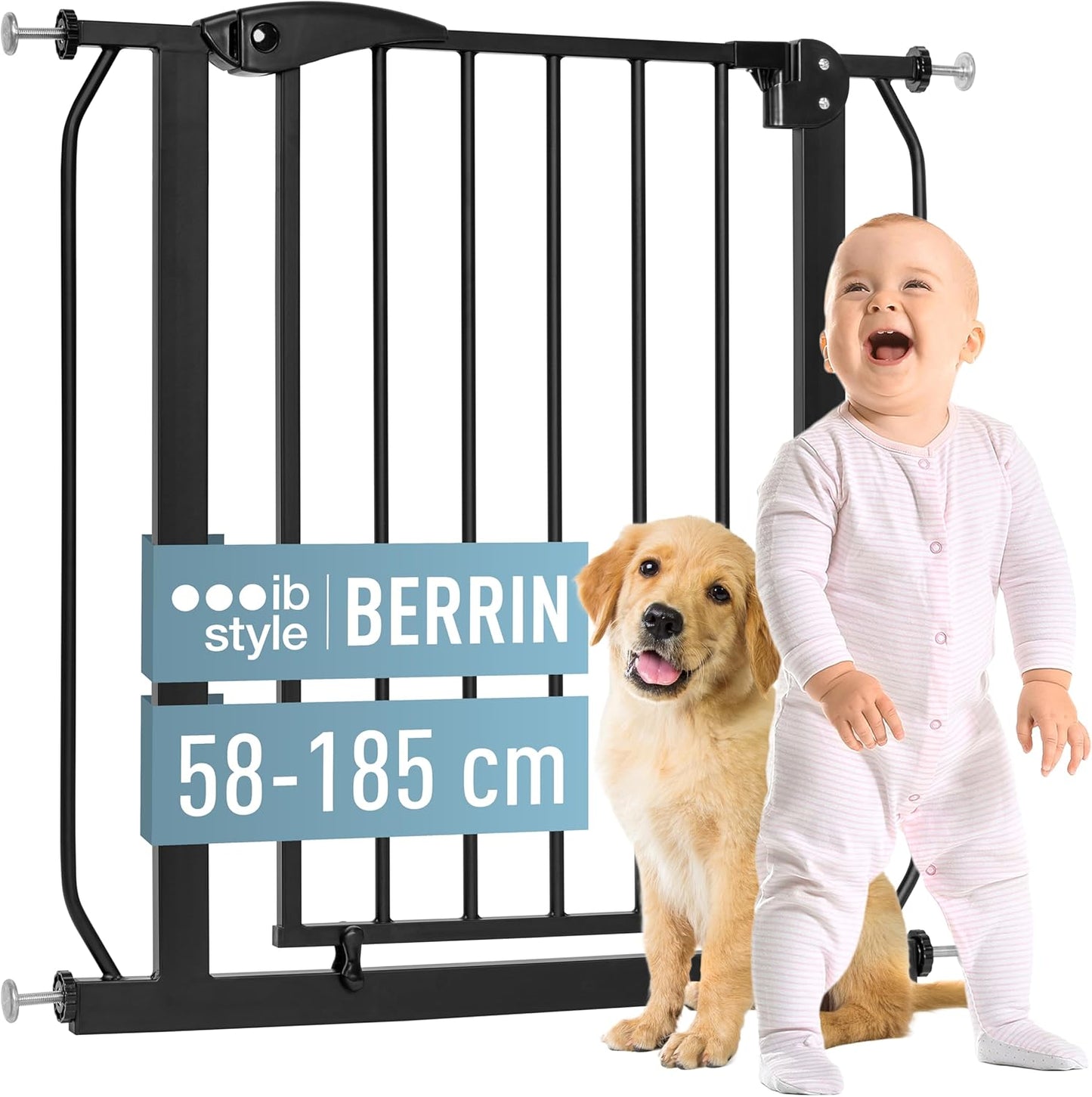 Treppenschutzgitter Berrin (125-135 cm, ohne Bohren), 125-135 cm