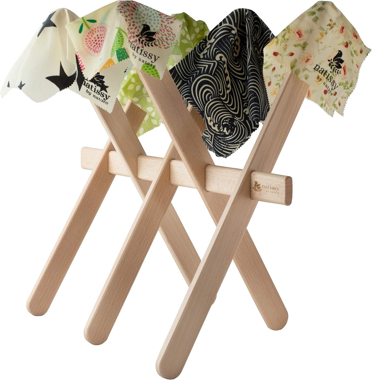 Trockengestell für Bienenwachstücher, Beech Wood Drying rack