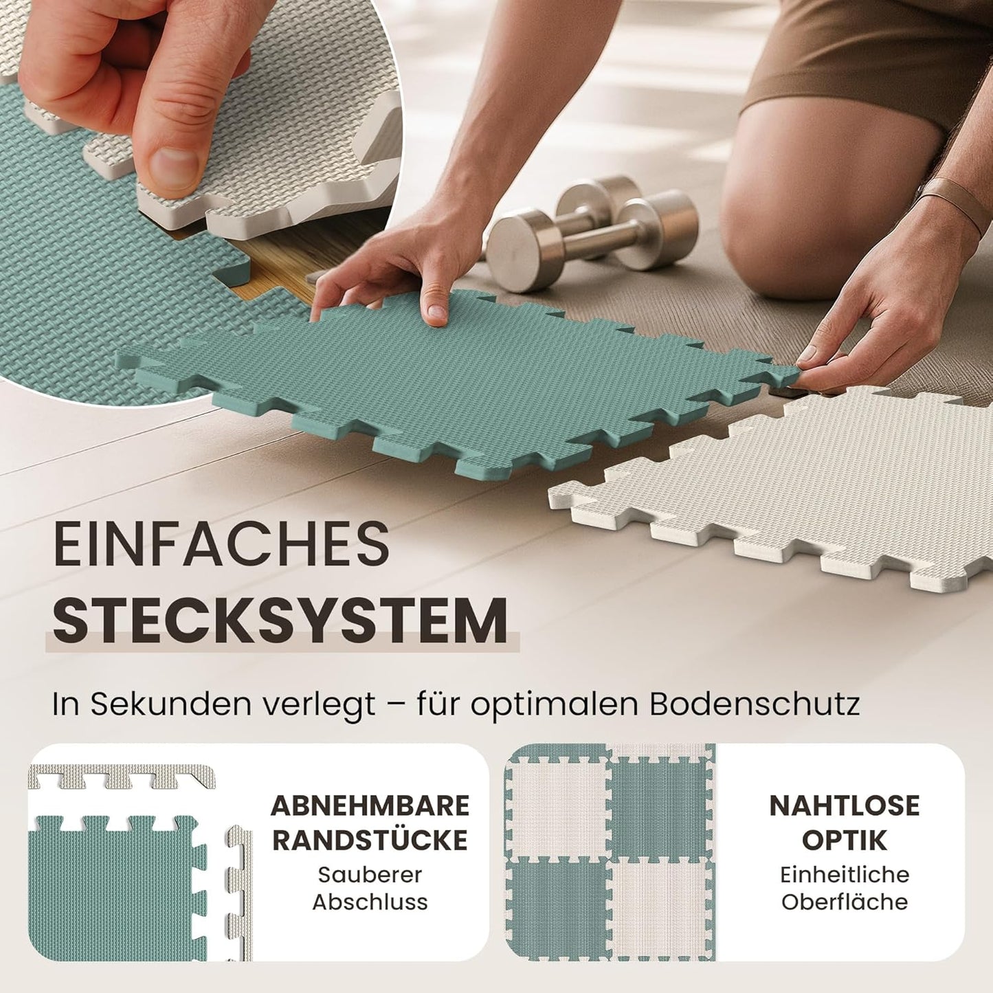 Bodenschutzmatten-Set, 18 Stück