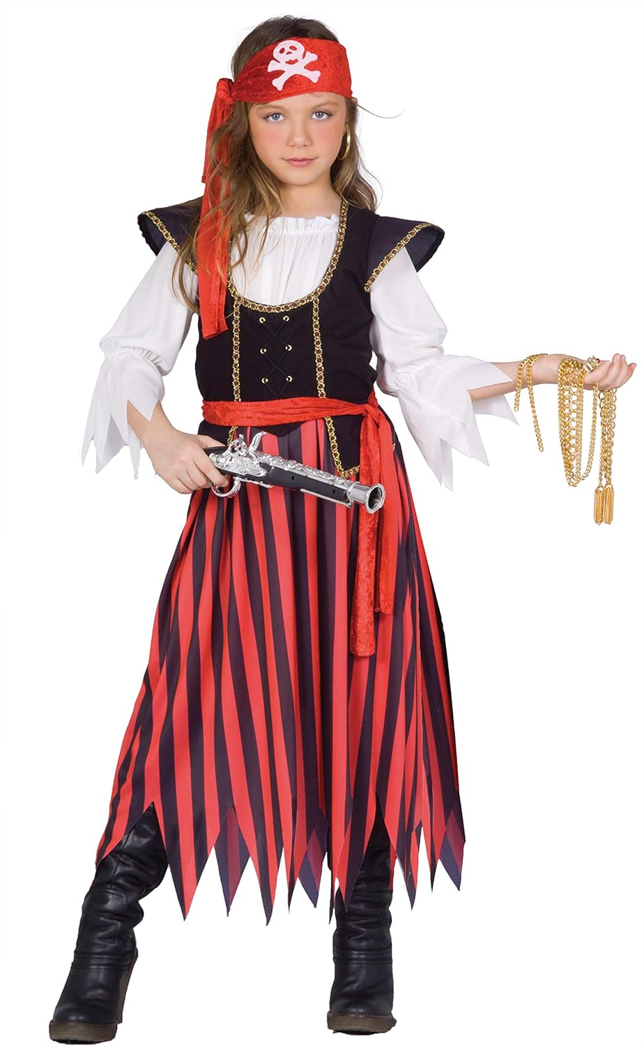 Piratenkostüm für Kinder, 3-4 Jahre Mädchen