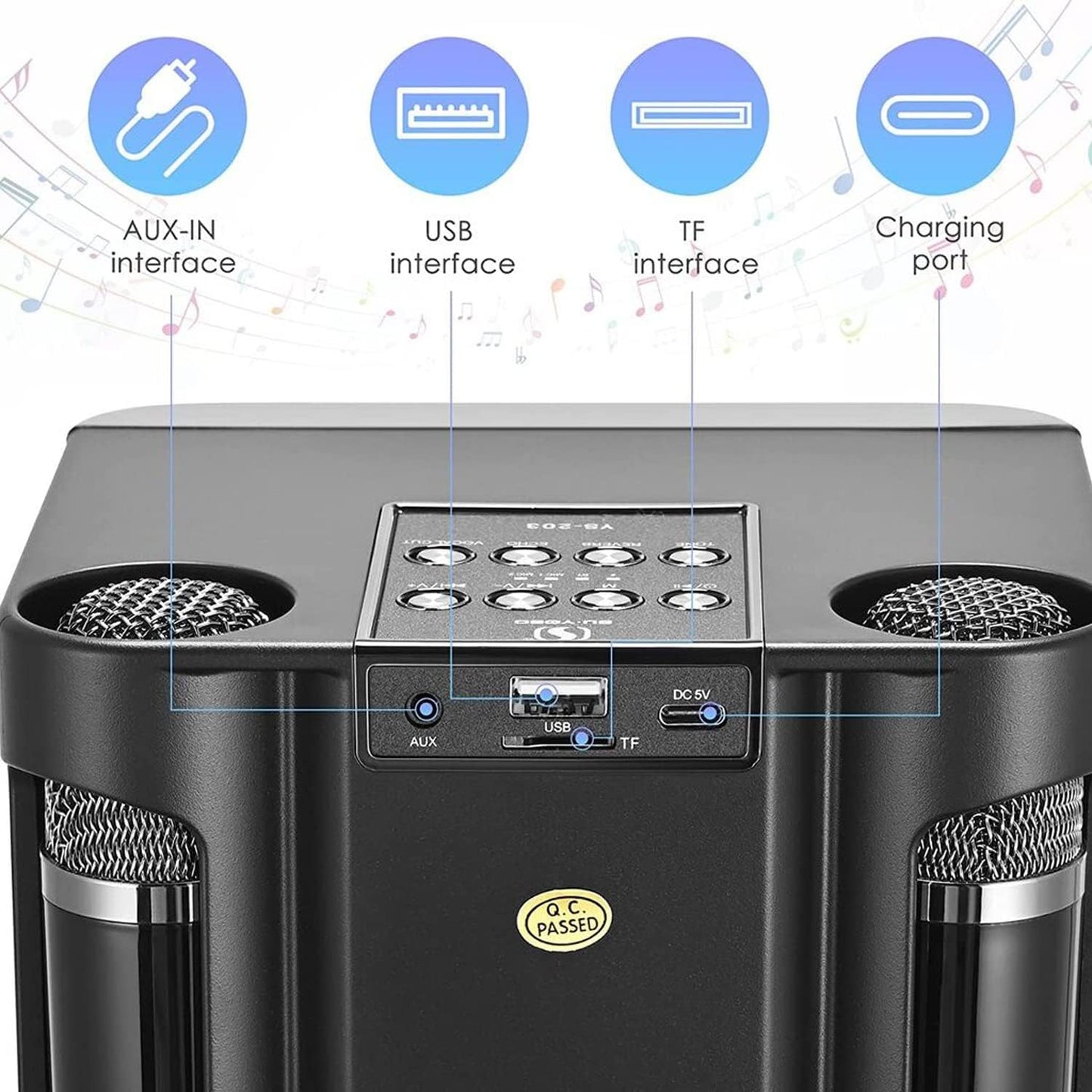 Karaoke-Anlage, Black