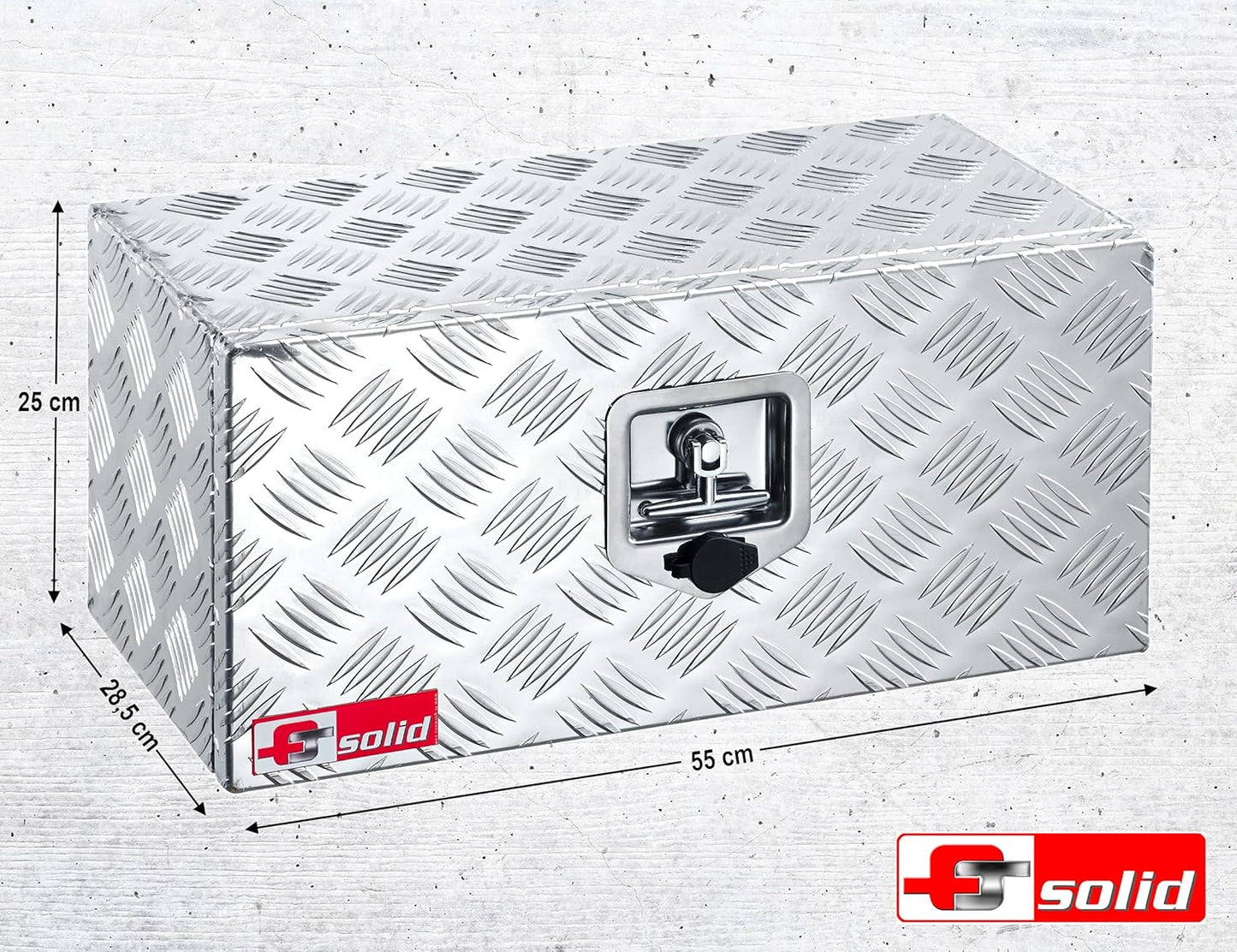 Unterbaubox Werkzeugkiste B1-A, abschliessbar, 30l Volumen, LxHxT=55,0x25,0x28,5cm