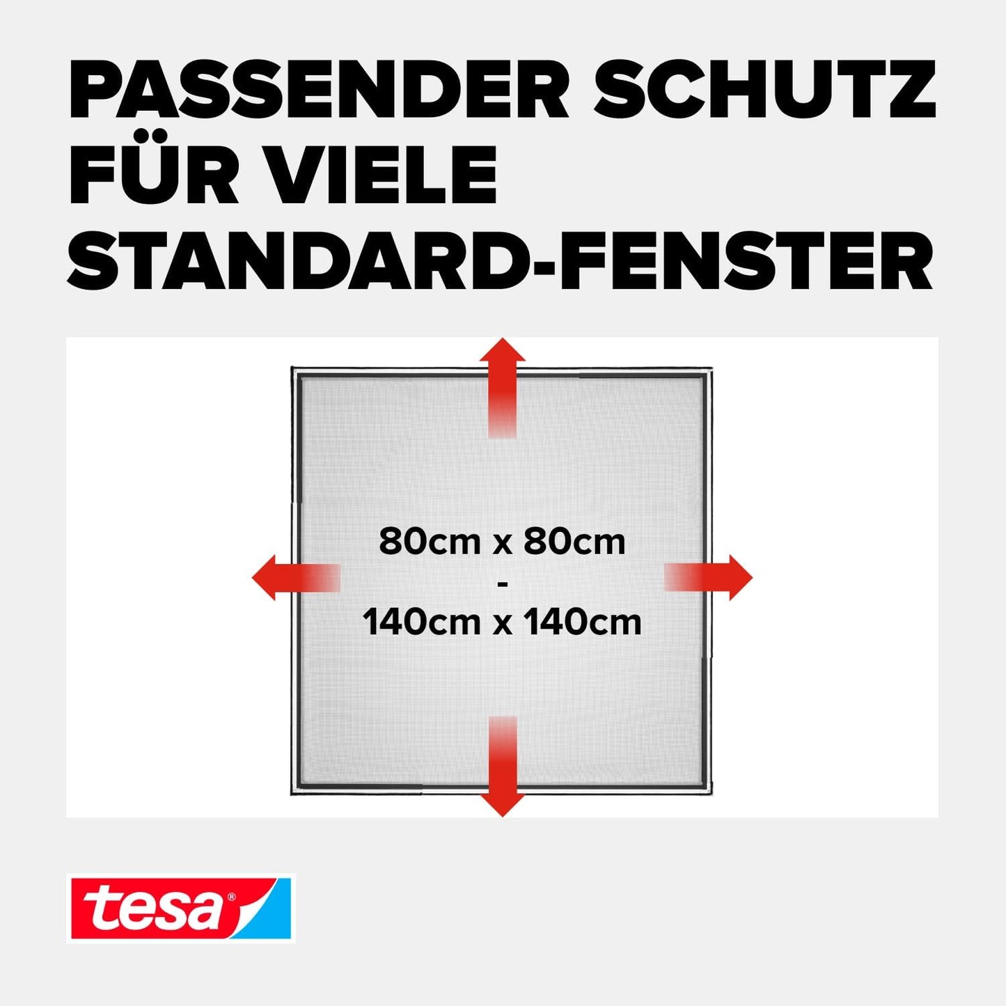 Insektenschutz für Fenster, Anthrazit Single