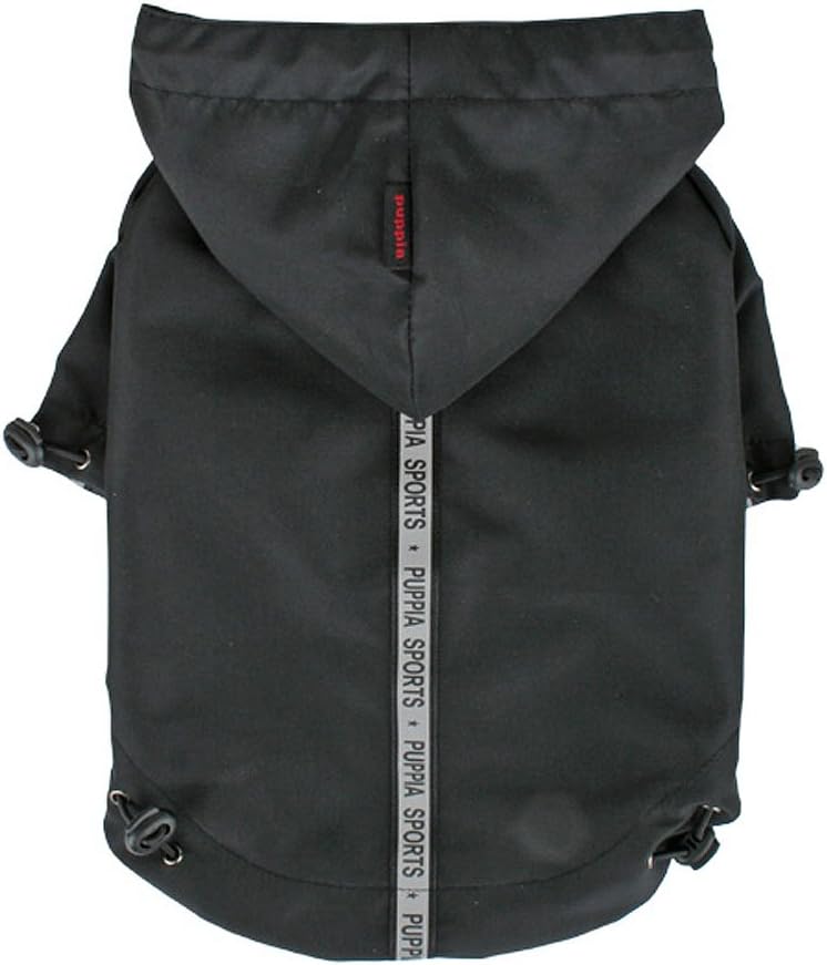 Base Jumper Regenmantel für Hunde (Grösse L), L schwarz