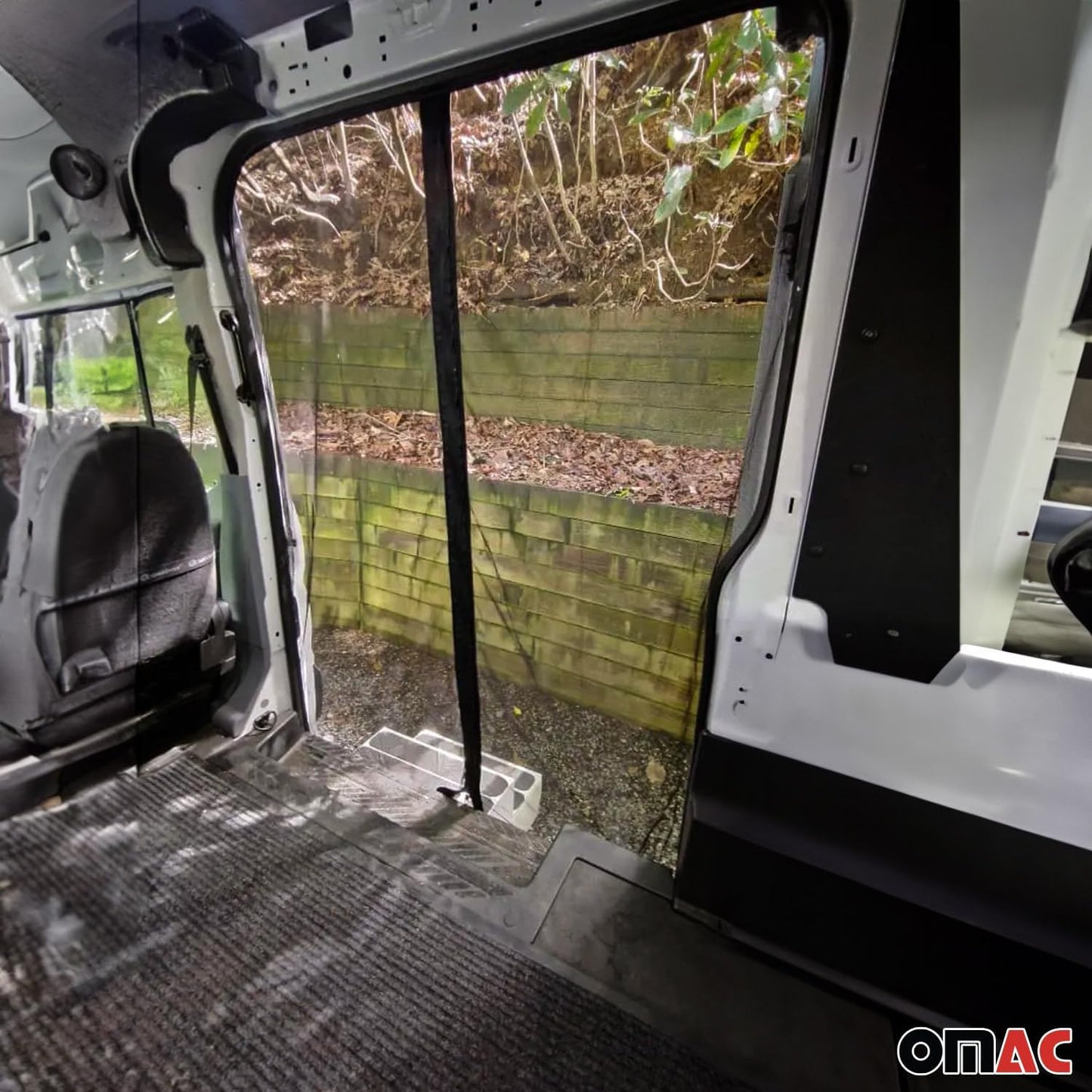 Moskitonetz für VW T6/T6.1 2015-2024 Schiebetür, Schwarz / Moskitonetz Schiebetür, Schwarz