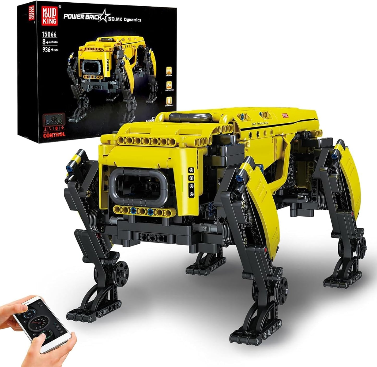 15066 Roboterhund Bausatz mit Fernbedienung