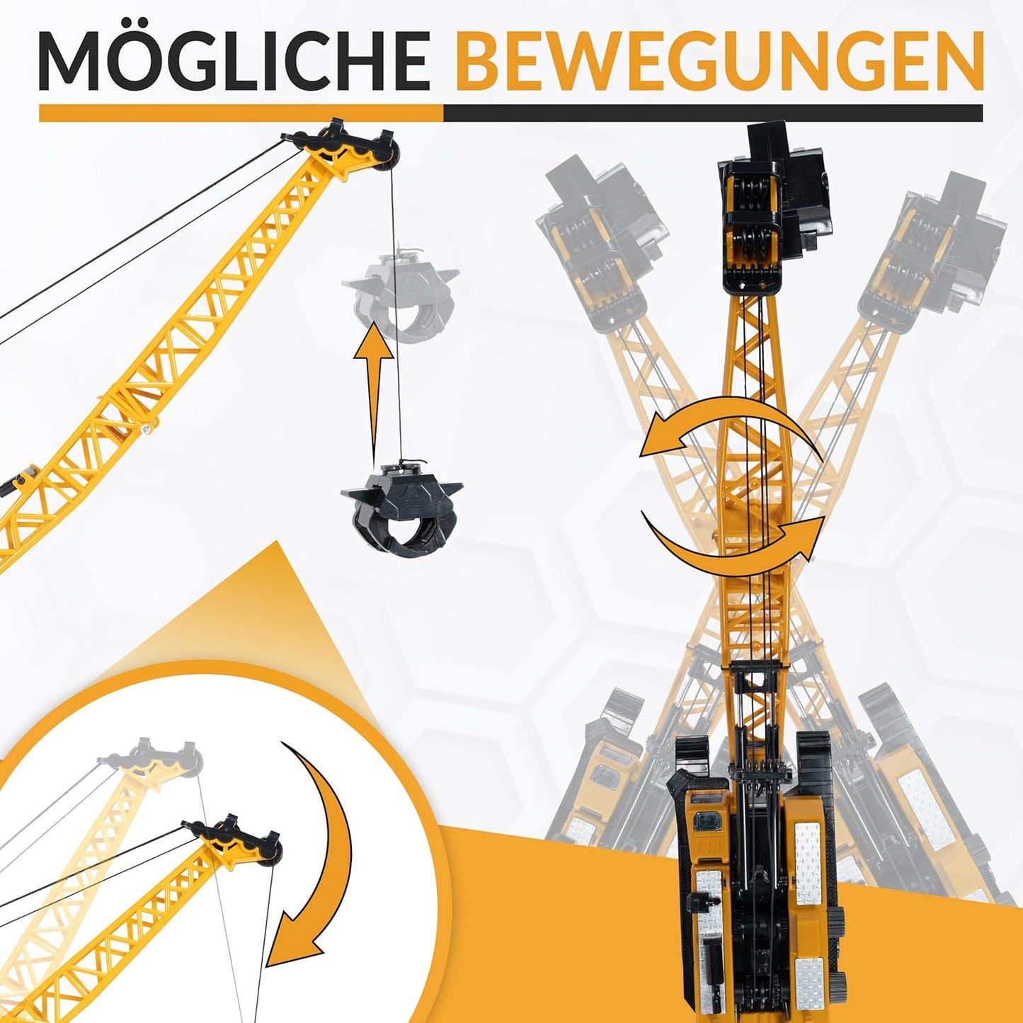 Raupenbagger, Seil Holzgreifer