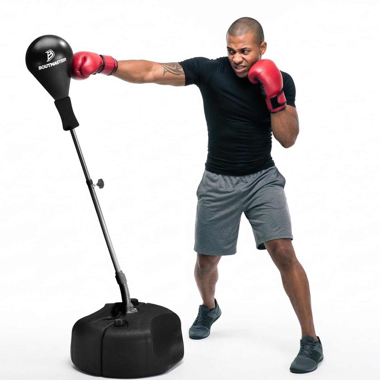 Höhenverstellbarer Punching Bag mit Standfuss, Pro