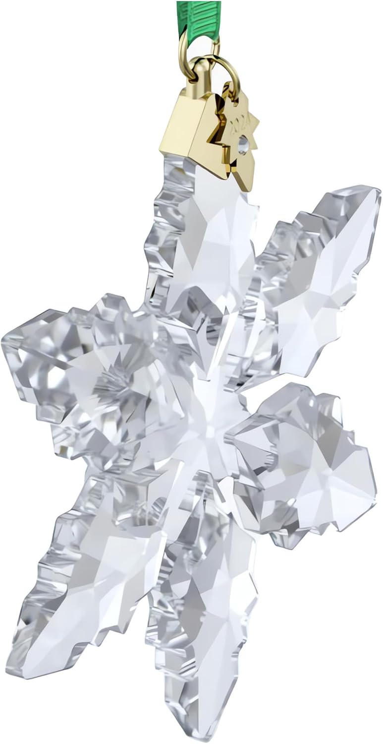 Annual Edition Kristallornament 2024 Schneeflocken-Design, Annual Edition Ornament 2024 Gold