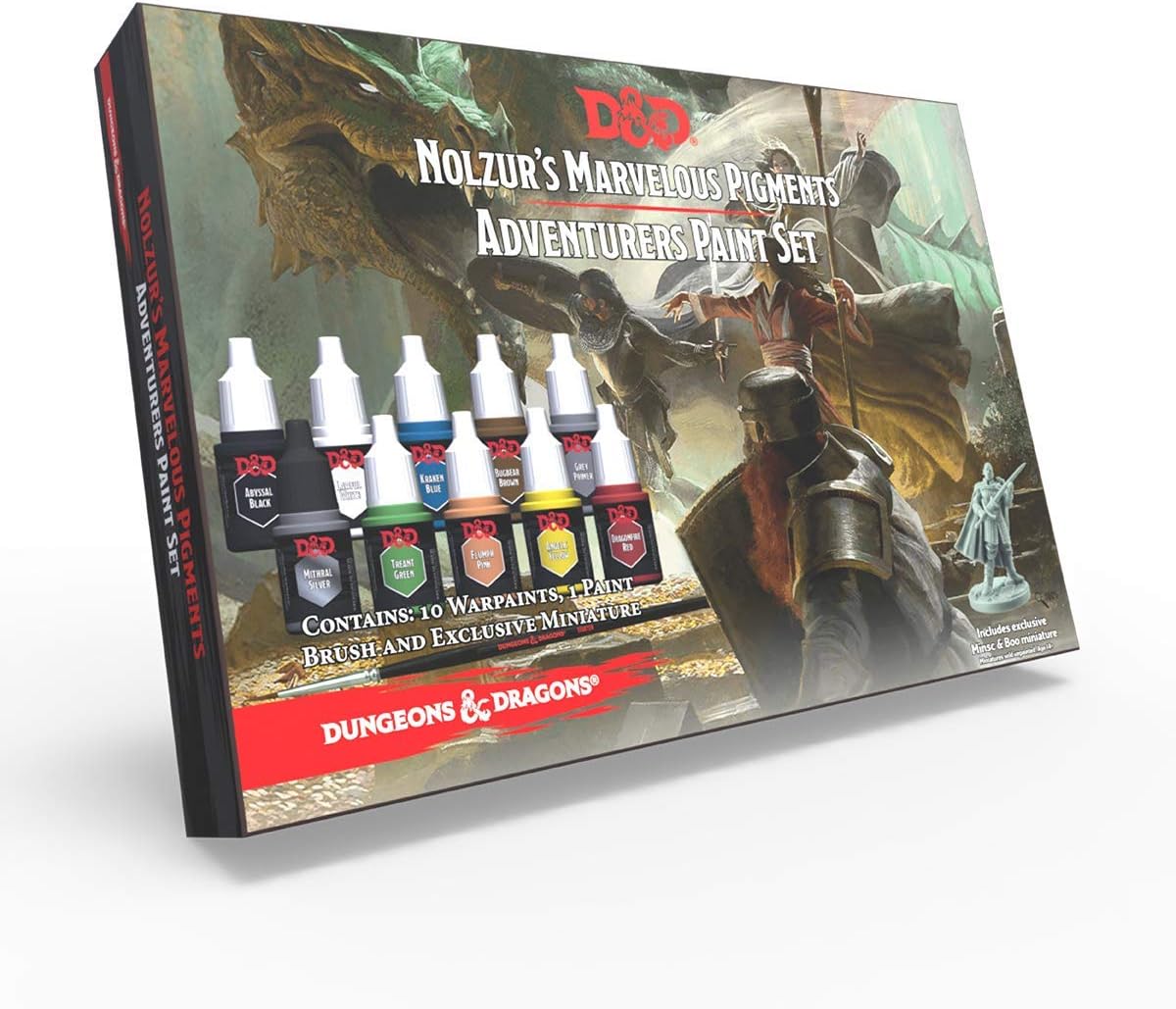 Dungeons and Dragons Nolzur’s Marvelous Pigment Adventurers Paint Set
