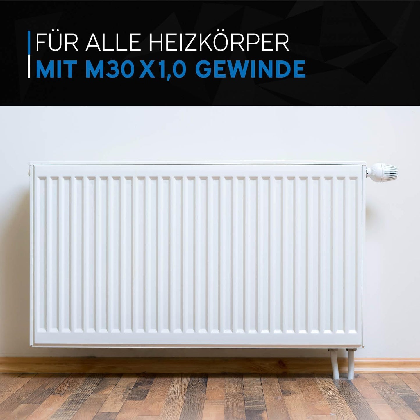 Winkeladapter M30 x 1,5 für Oventrop Heizkörper, Winkeladapter M30 x 1,5