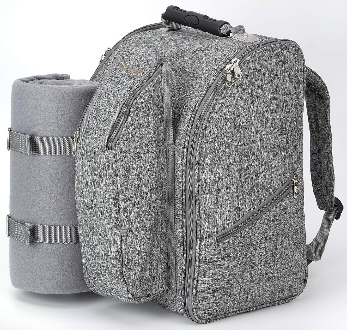 Picknickrucksack, Grau - 2 Personen