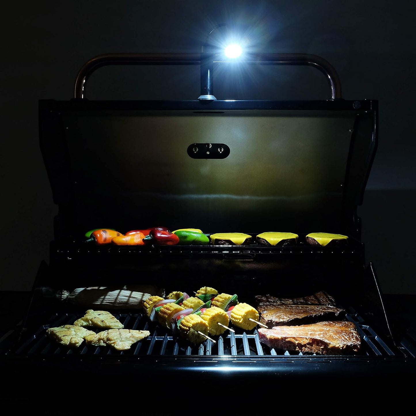 2-teiliges Grillleuchten-Set mit Magnetfuss