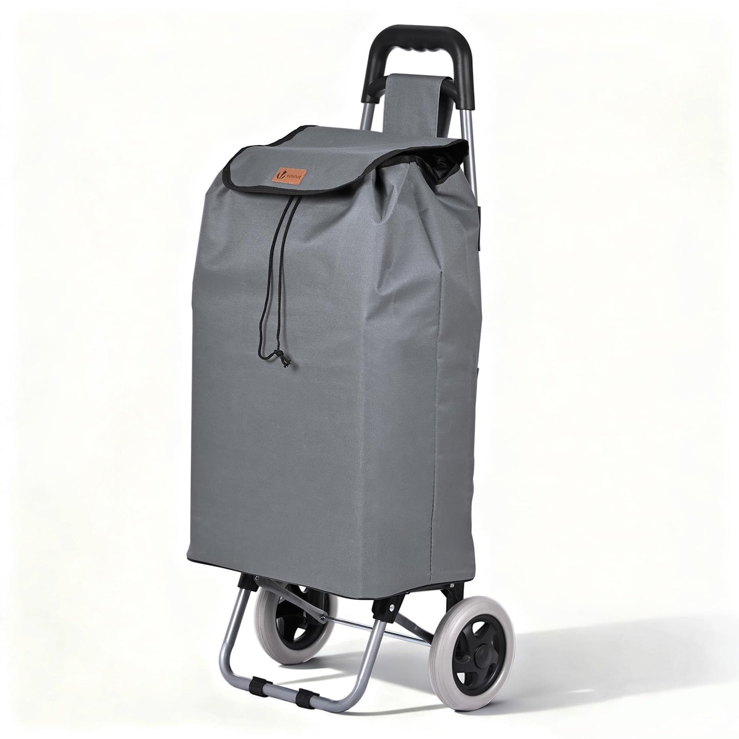 Klappbarer Einkaufstrolley mit Treppensteiger-Funktion, Grau