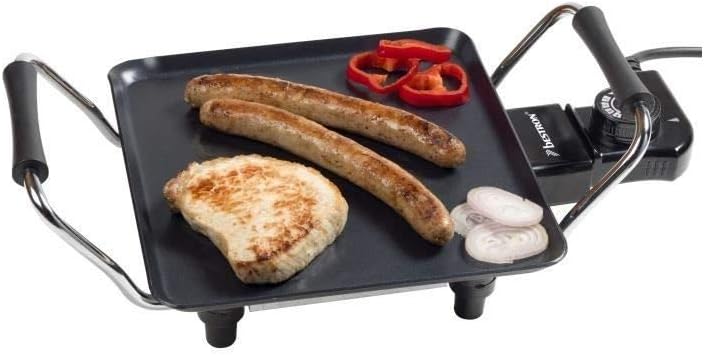 ABP600 Tischgrill mit Antihaft-Grillplatte, S