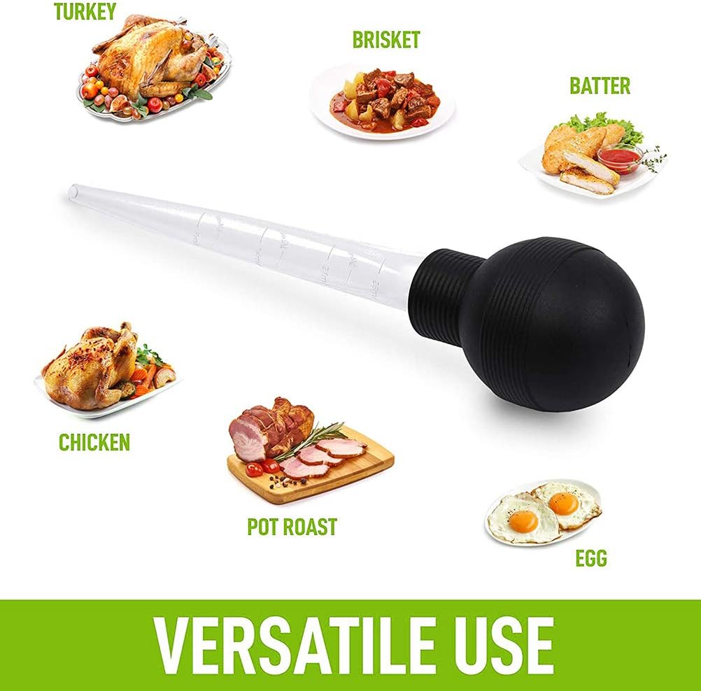 Küchenpipette mit Skalenpumpe und Bürste