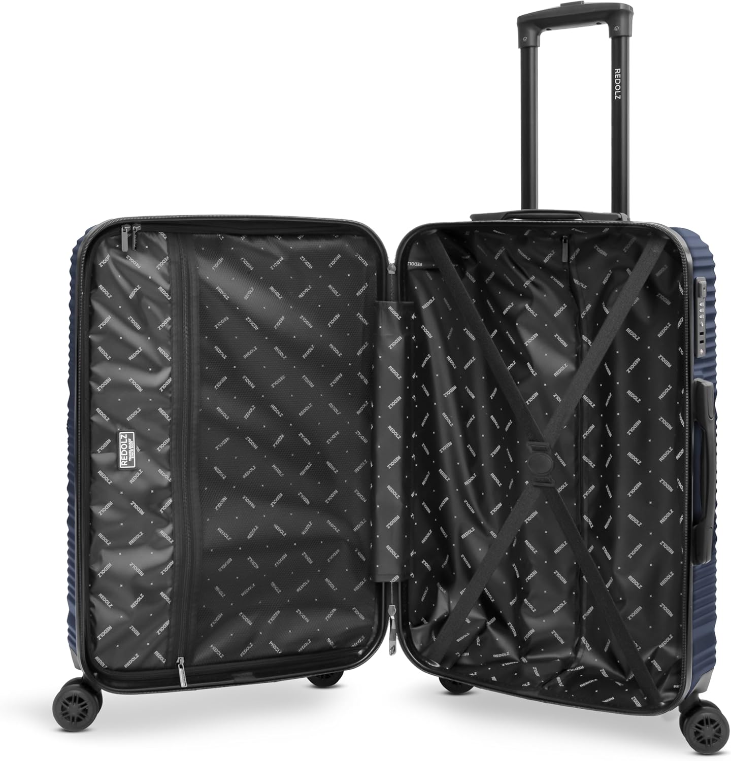 Essentials 16 Hartschalenkoffer-Set, 3-teilig mit TSA-Schloss, Dark Blue Kofferset (3-teilig)