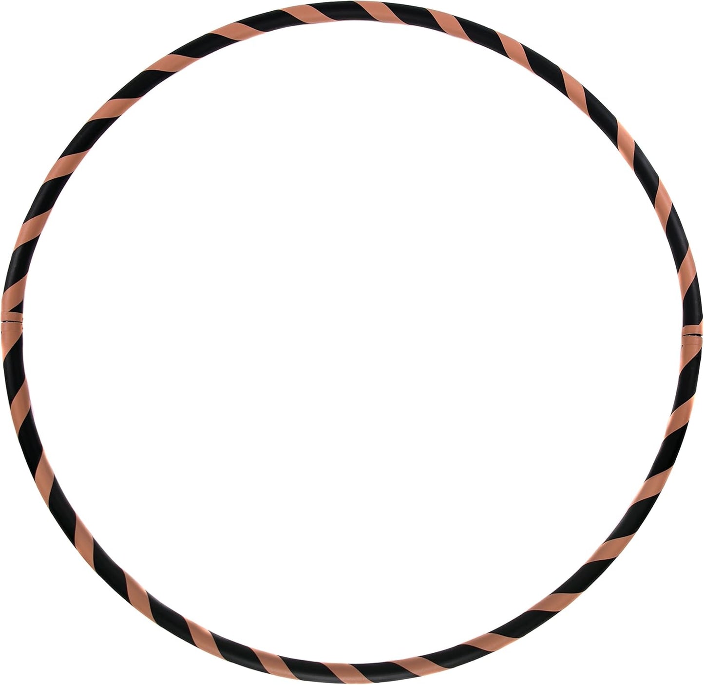 Faltbarer Hula Hoop Reifen, Ø90cm Braun