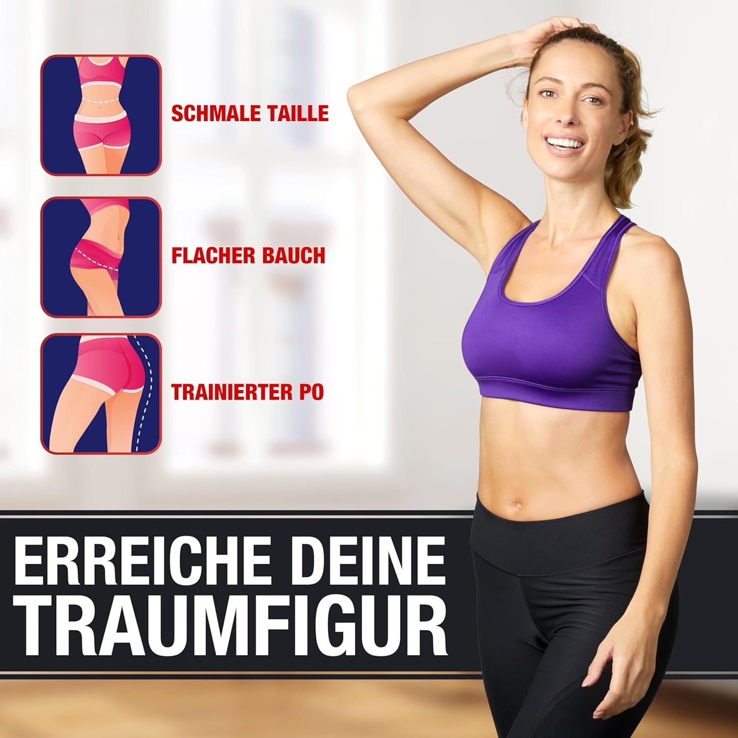 Hula Hoop Fitnessreifen für Erwachsene, Violett