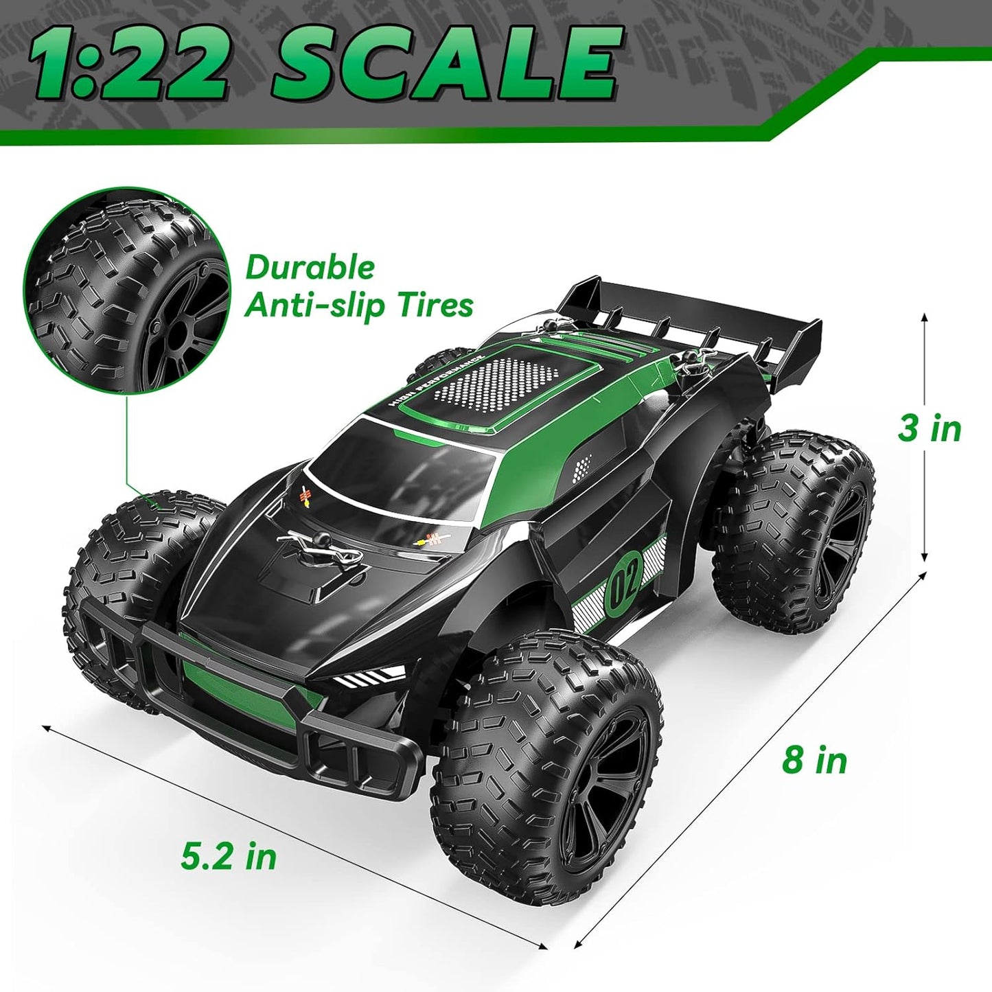 Remote Control Car, grün