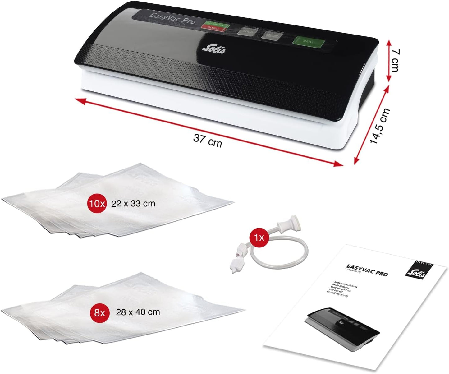 EasyVac Pro, Schwarz/Grau