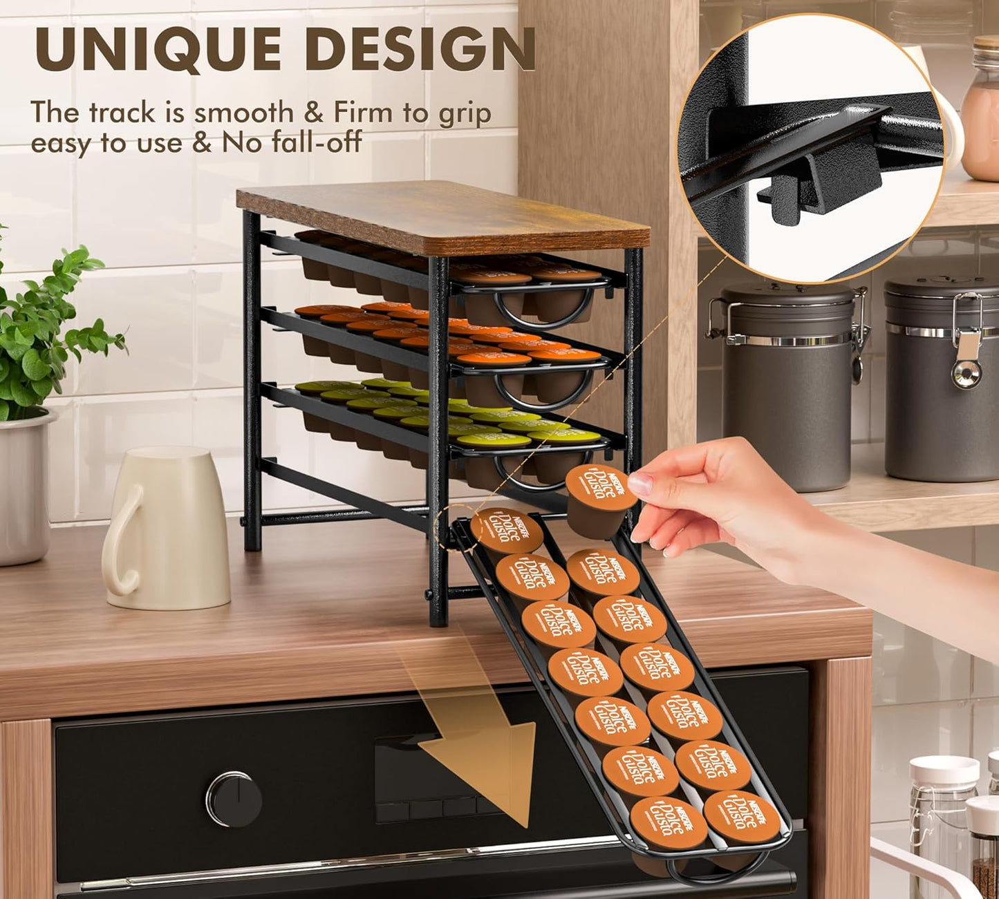 Kapselhalter für Dolce Gusto, für 56 Kapseln