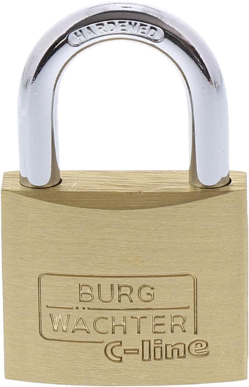 4er-Set Vorhängeschloss mit Schlüssel, Bügelstärke: 6,0 mm