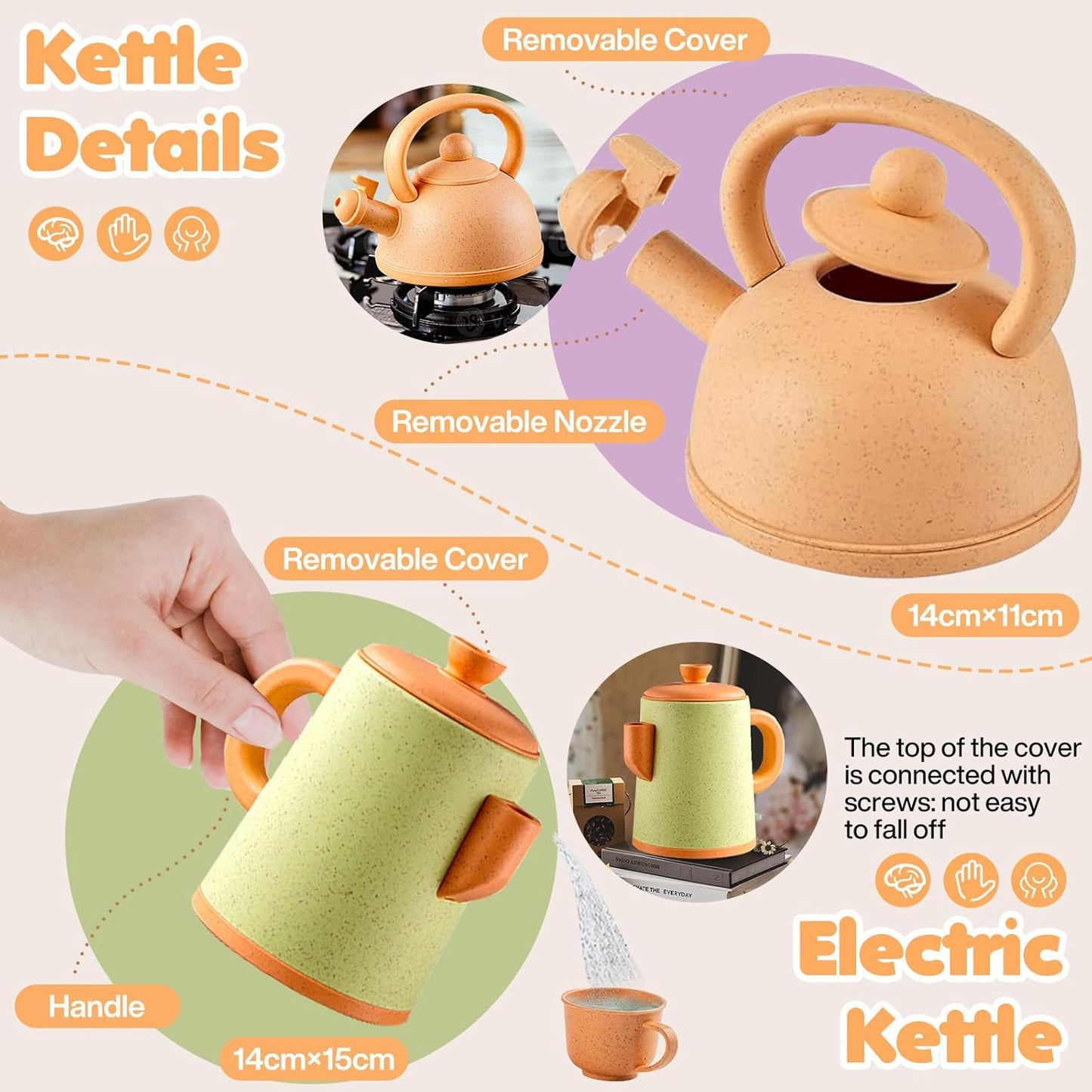 49-teiliges Kinderküchenzubehör Set