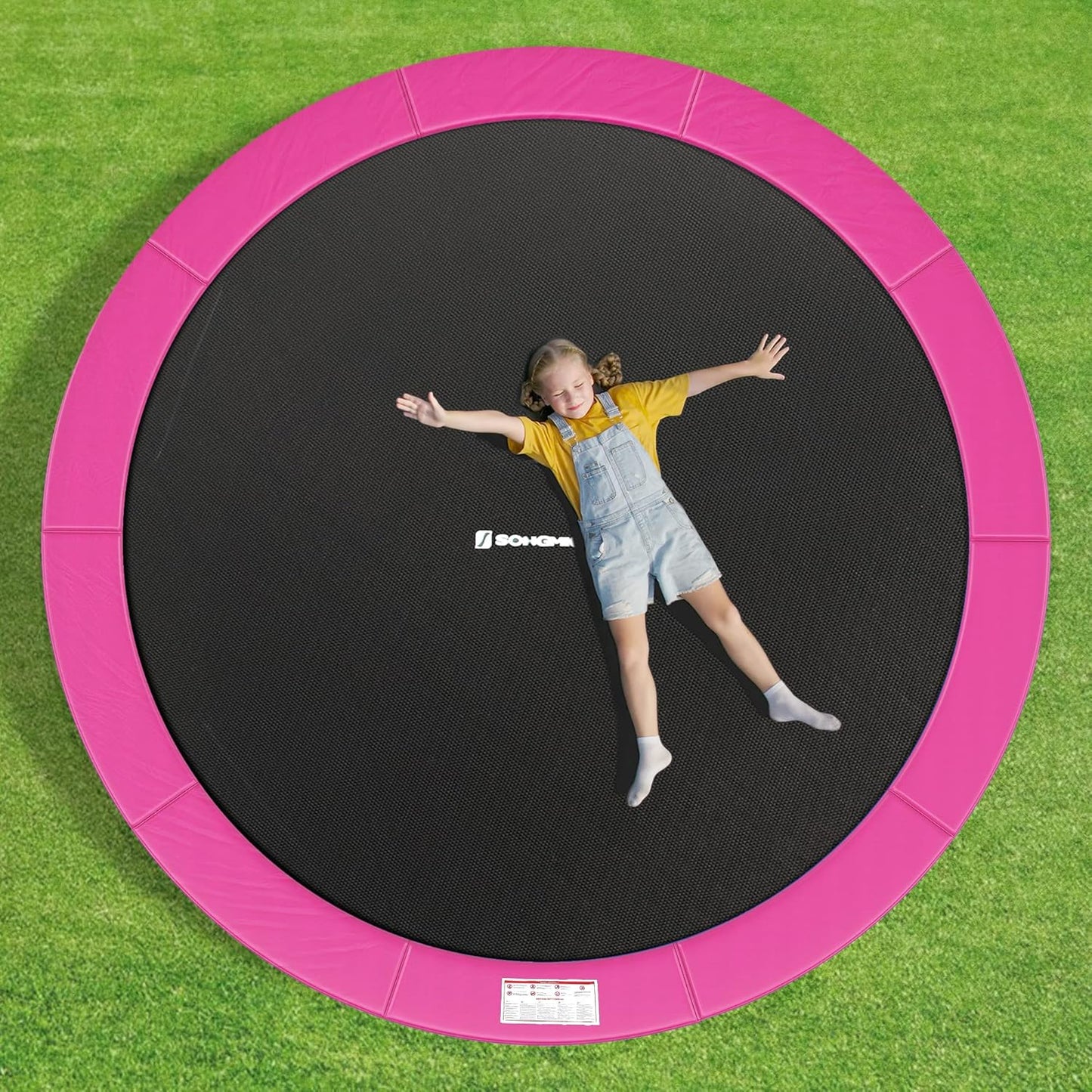 Trampolin-Randabdeckung, 366 cm, 366 cm Pink