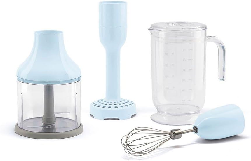 HBAC11PB Stabmixer-Set, Aufsätze pastellblau