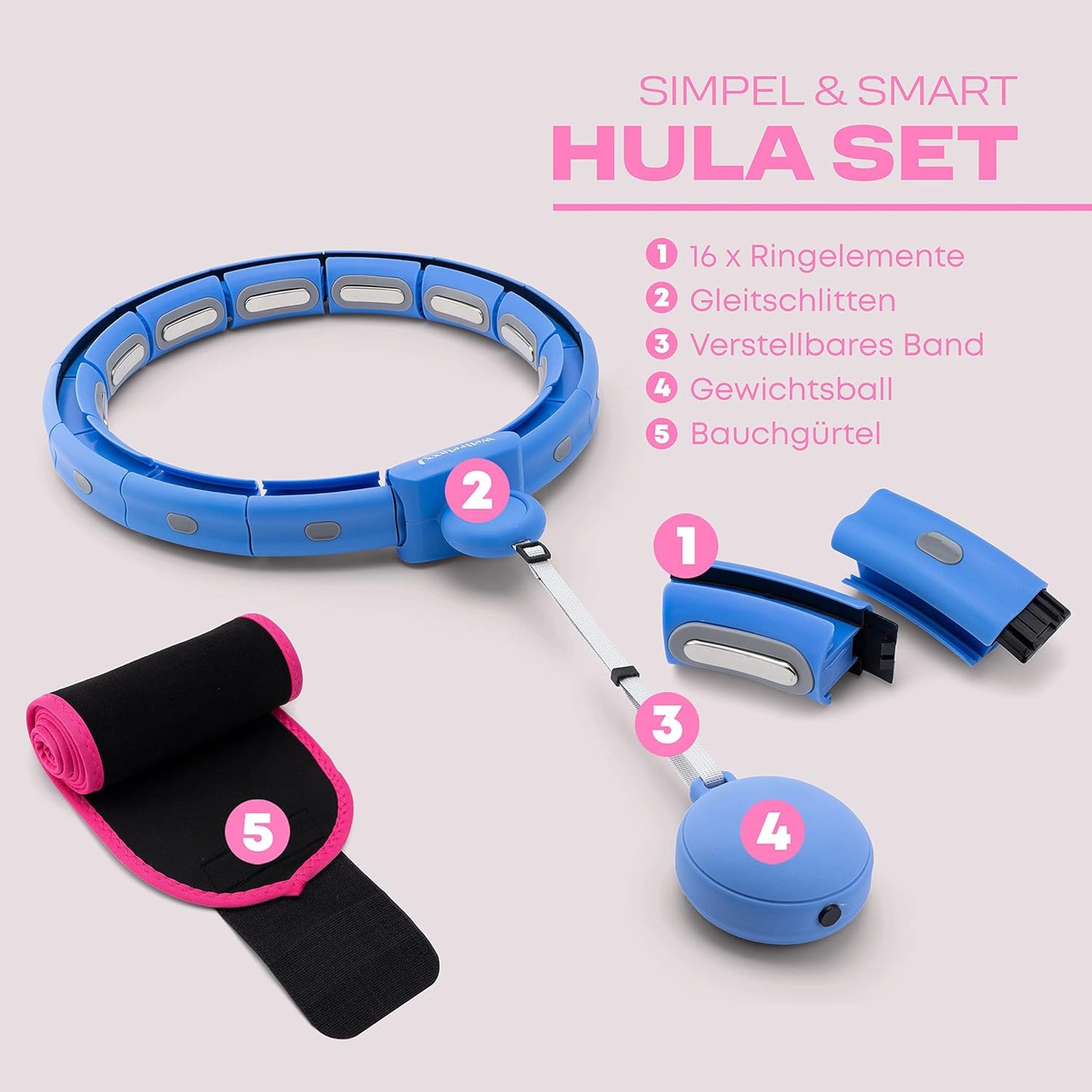 Smart Hula Hoop mit Gewichtskugel