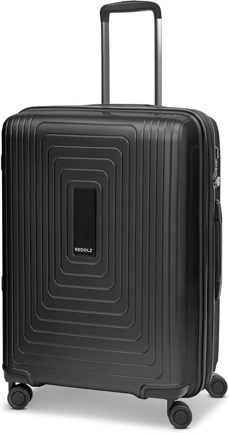 Essentials 14 4-Rollen Trolley 65 cm mit Dehnfalte, Black Metallic Trolley M+ (66 cm) erweiterbar