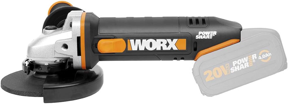 Akku Winkelschleifer WX803.9, Ohne Akku, kein Ladegerät schleifer