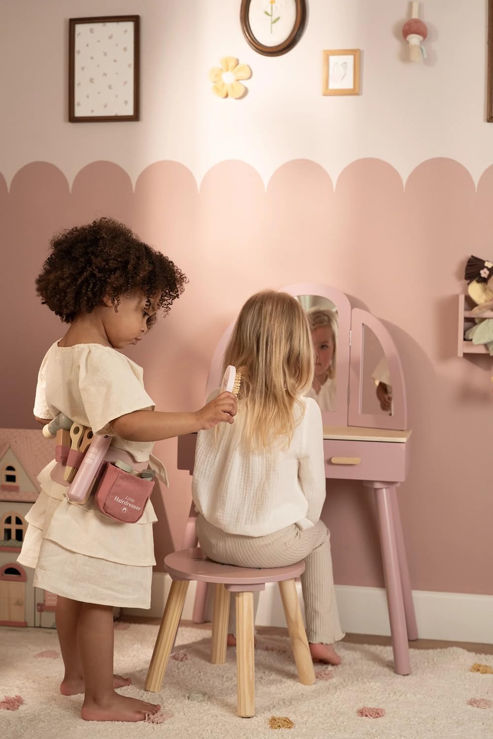 Kinder Friseur Set aus Holz