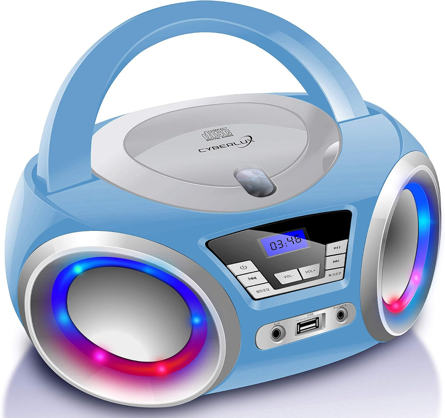 Tragbarer CD-Player, Cloudy Funky Blue