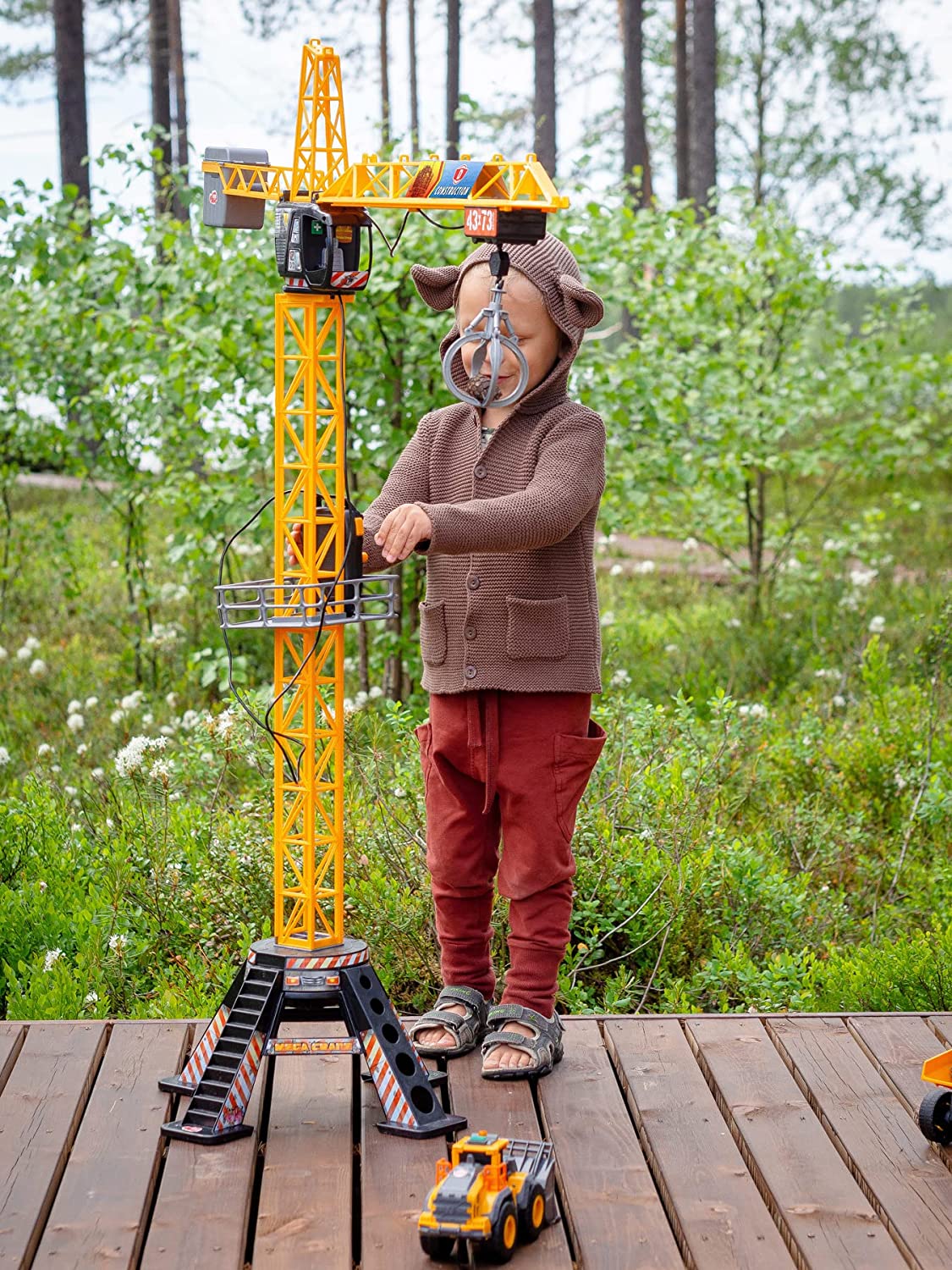 Mega Crane, Spielfahrzeug, Kranhöhe: 120 cm