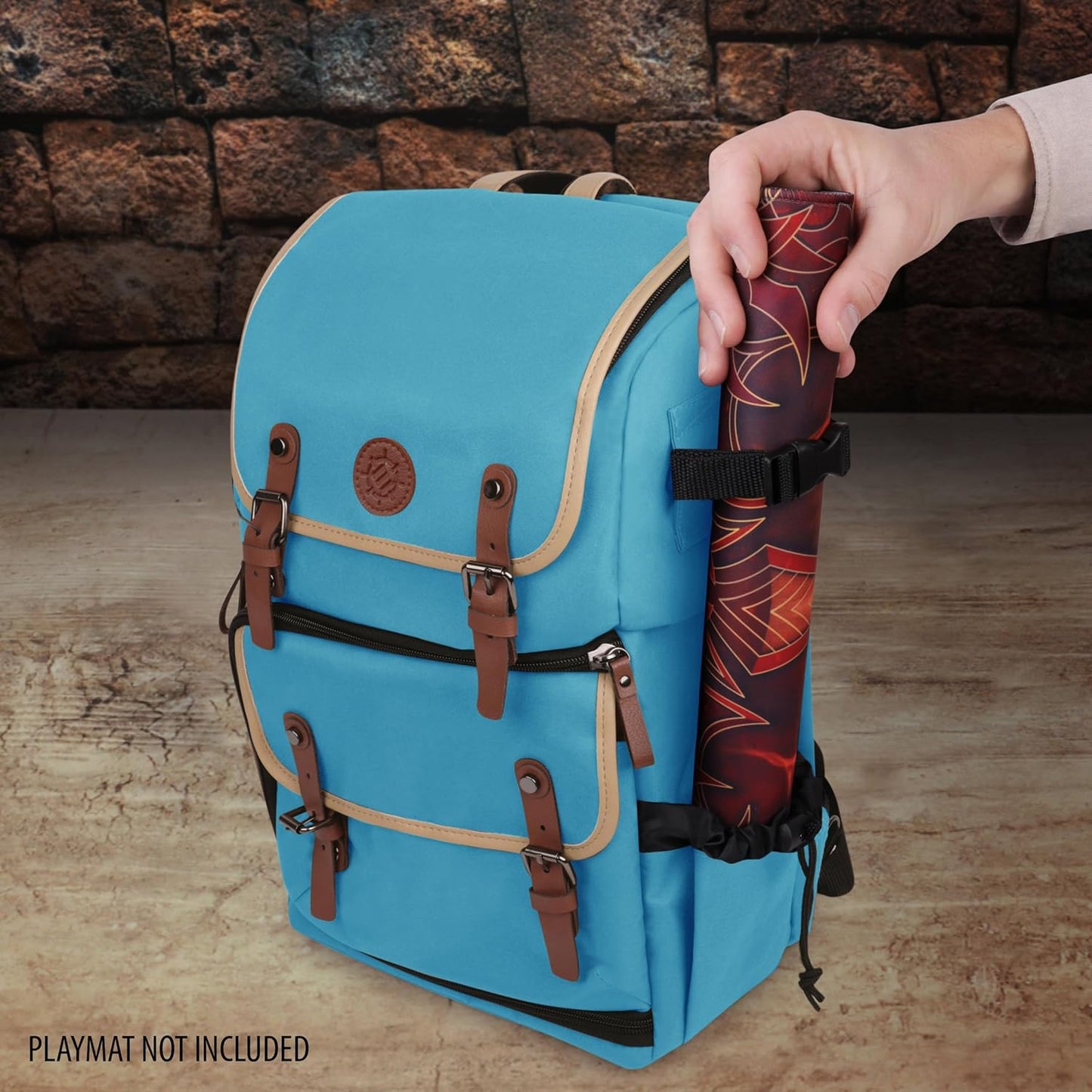 Sammelkarten-Aufbewahrungsbox-Rucksack, Einheitsgrösse Blau