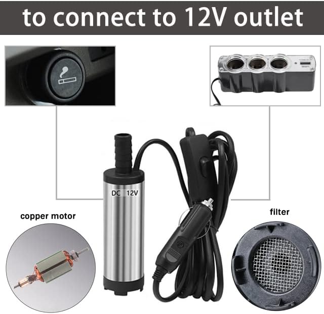 Mini Tauchpumpe, 12V Steckdose