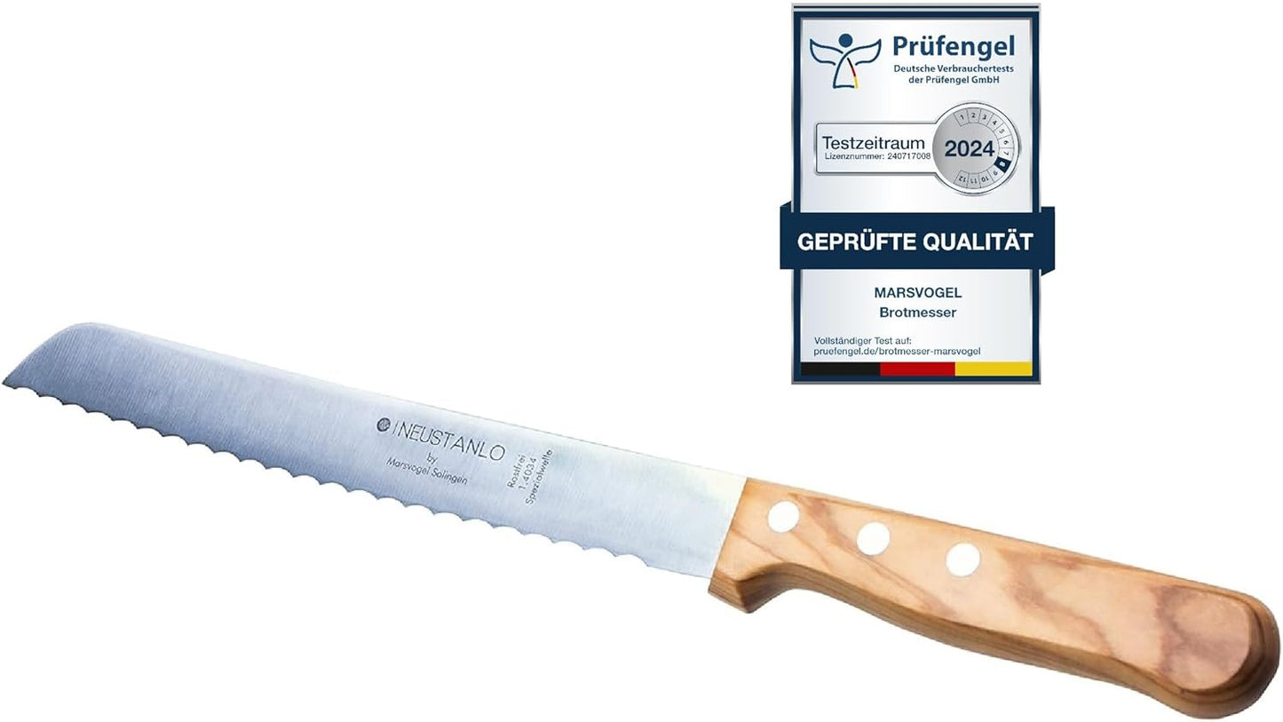 Brotmesser (Modellnummer 82 80 12), Olivenholz