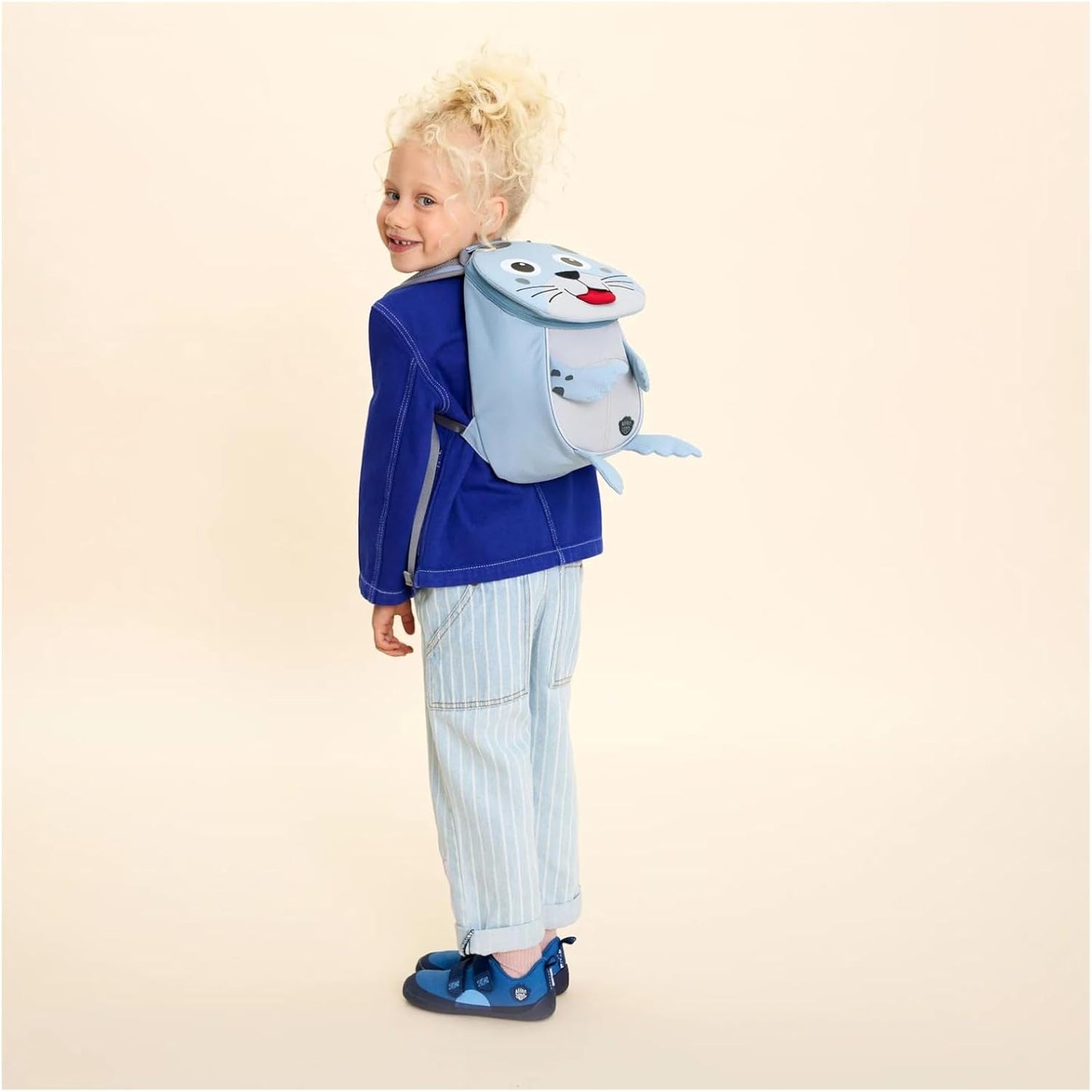 Kleiner Freund Kindergartenrucksack, Einheitsgrösse Robbe - Blau