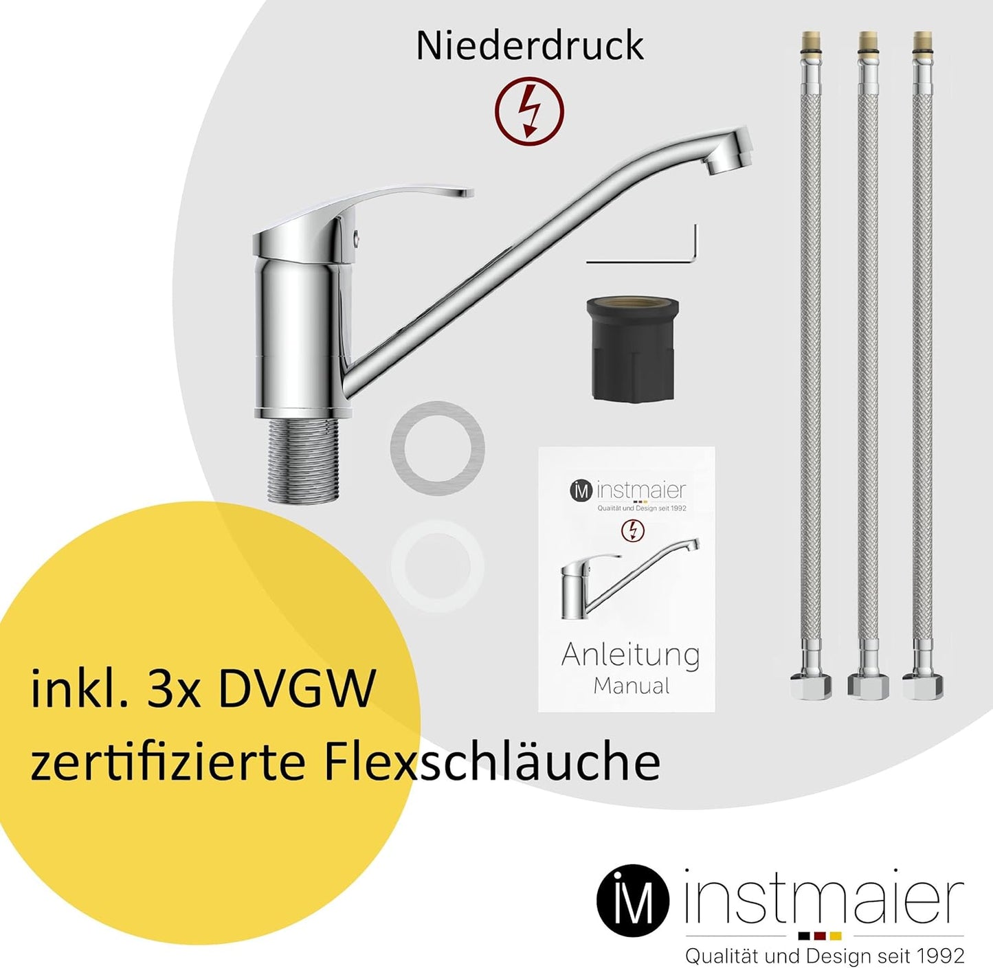 K1 - Spültischarmatur, K1 Niederdruck, Chrom