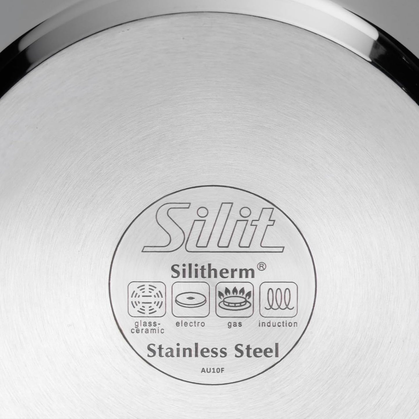 Induktionstopfset Alicante, 4-teilig, mit Glasdeckel, Silit Alicante – Topfset, 4-teilig