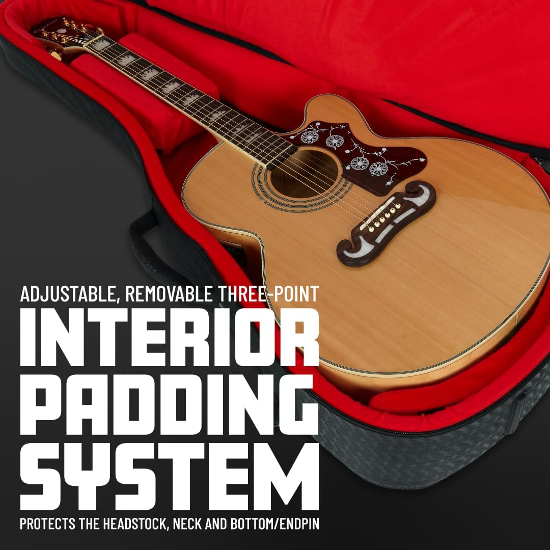 Gitarrentasche, Braun Akustische Gitarre