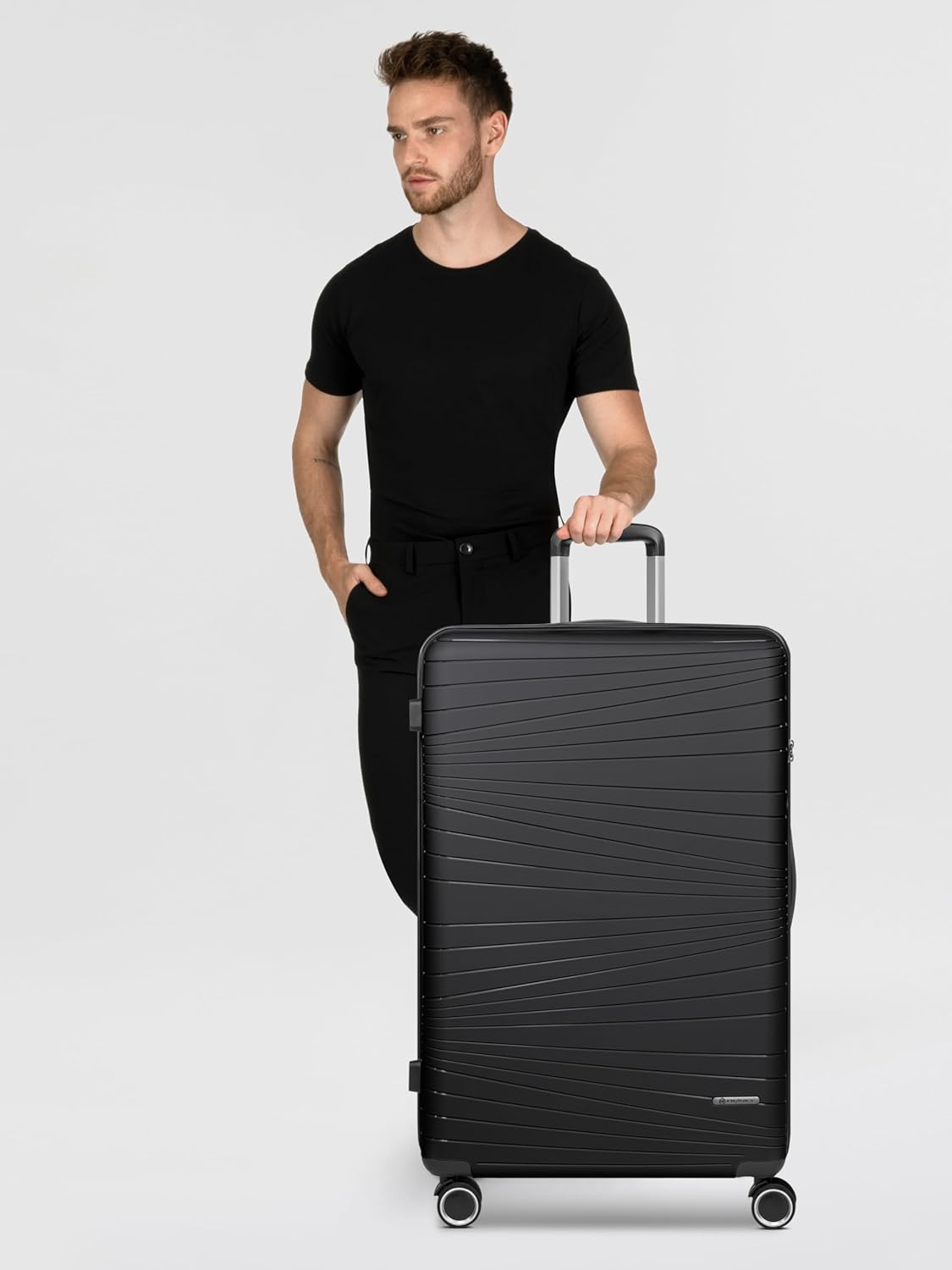 Hartschalen-Trolley Dallas 3.0, Schwarz Koffer L (75 cm)