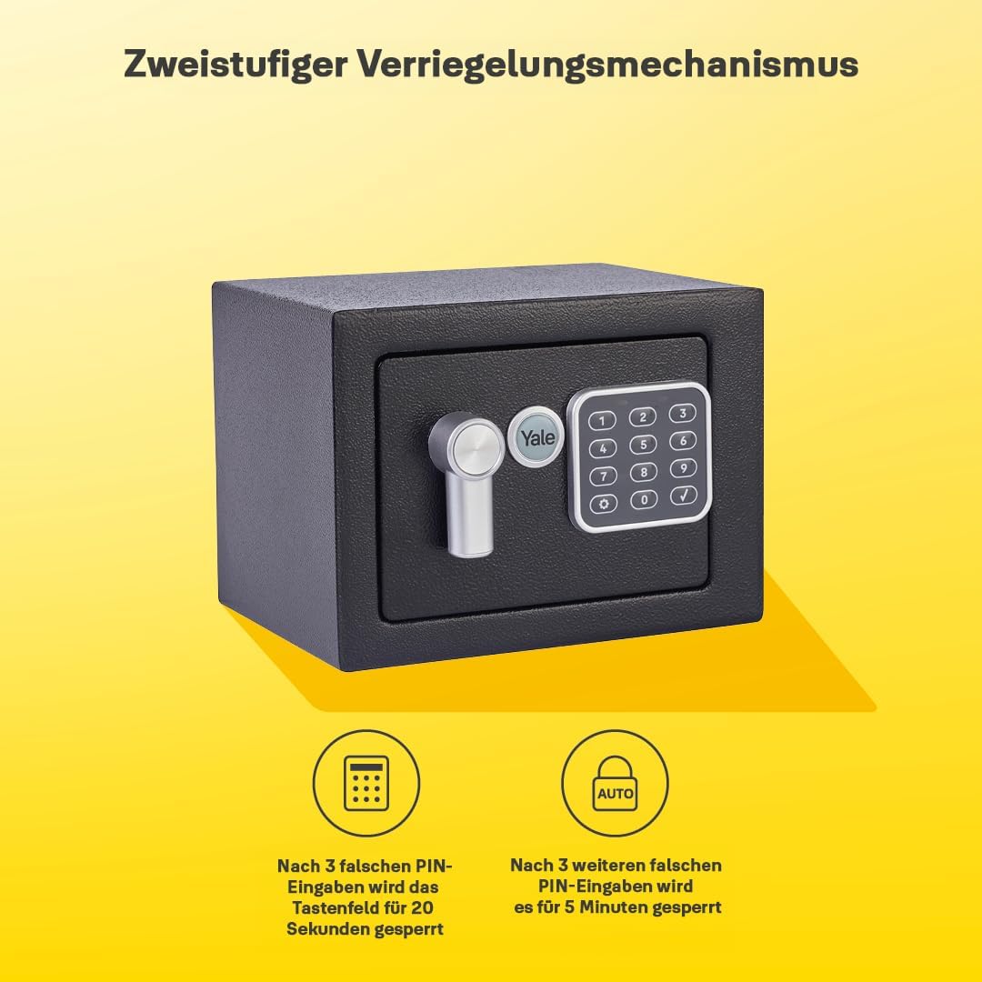 Möbeltresor YSV170DB2, Mini - Neu / Schwarz