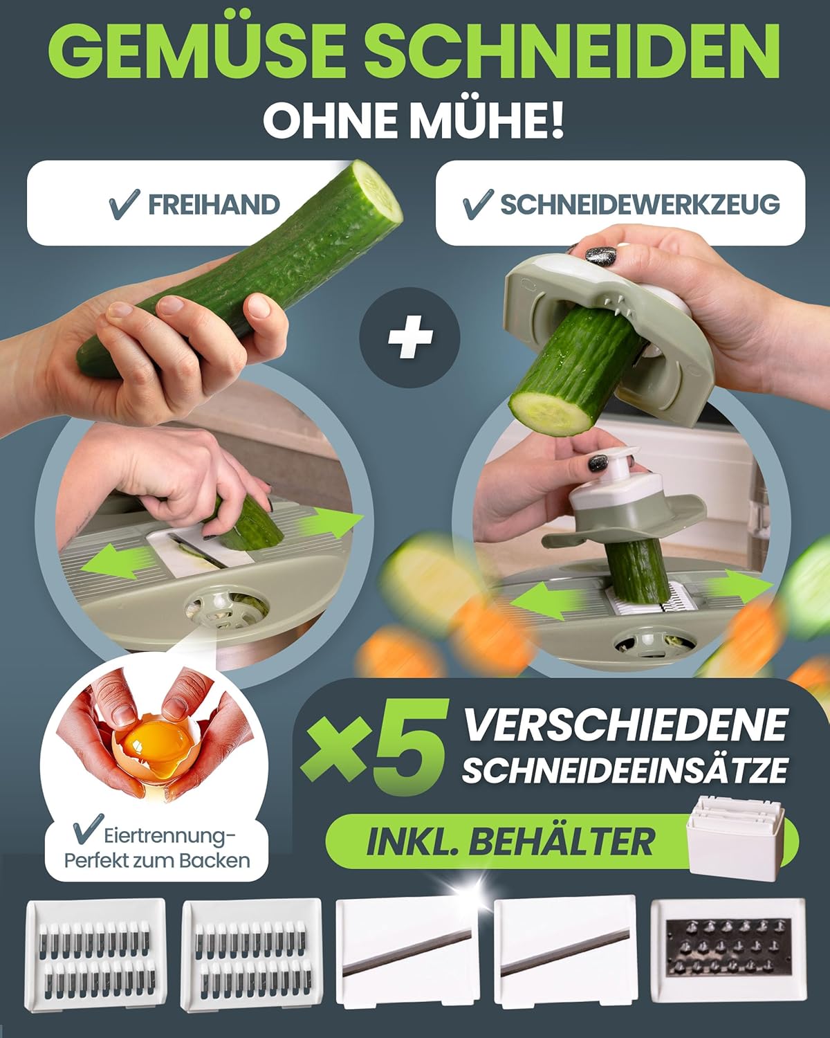 Salatschleuder & Gemüseschneider