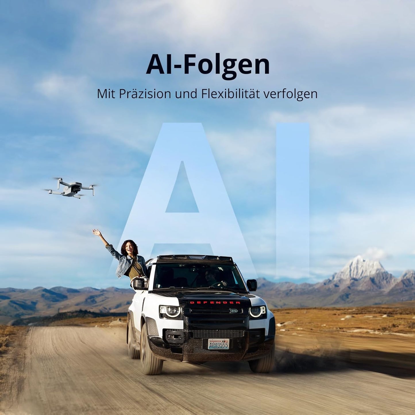 Atom 2 Fly More Combo Drohne mit 4K Kamera, ATOM 2 mit PTD 1 RC(3 Batterien)