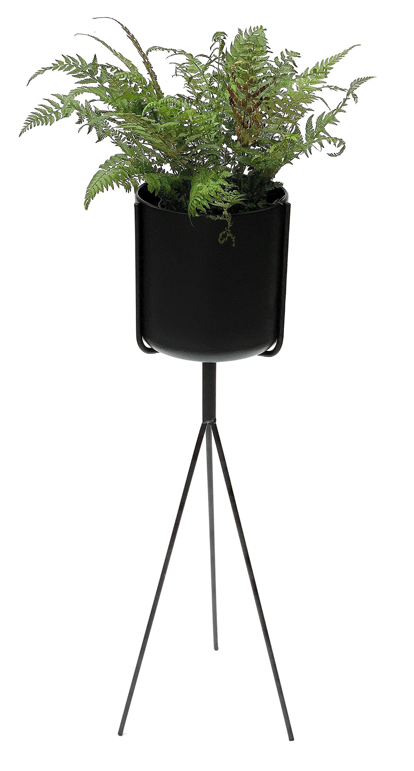 Moderner Blumenständer mit Topf