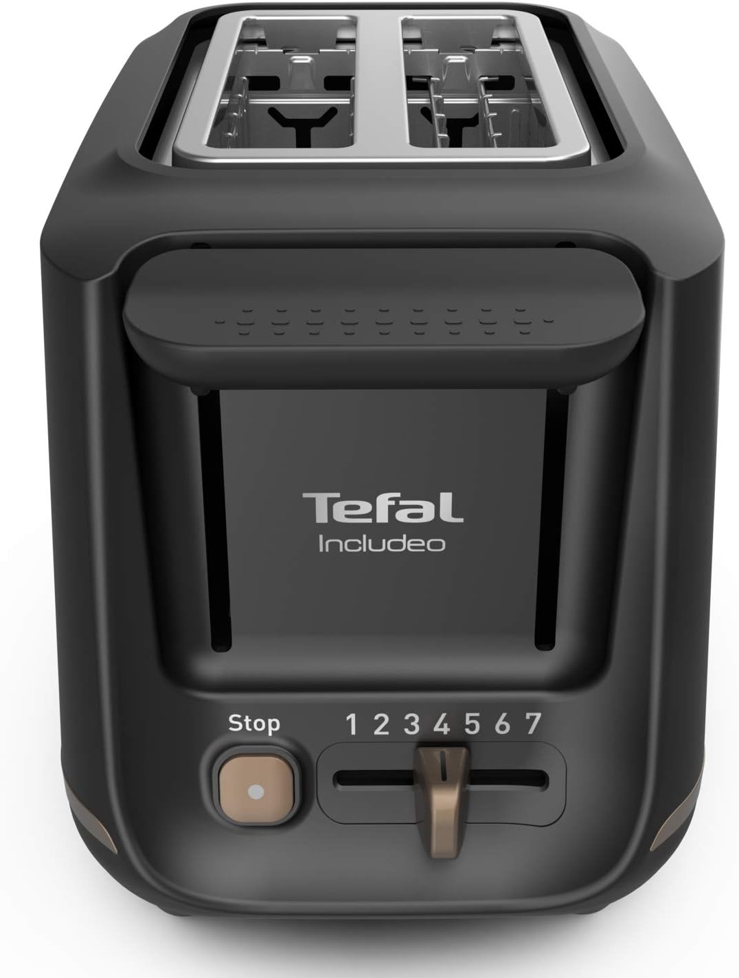 Toaster mit Magnetklammern und Krümelschublade
